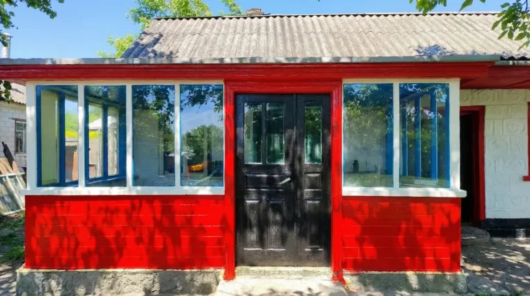 Large shed outside 2